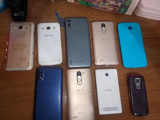Telefones usados para peças 
