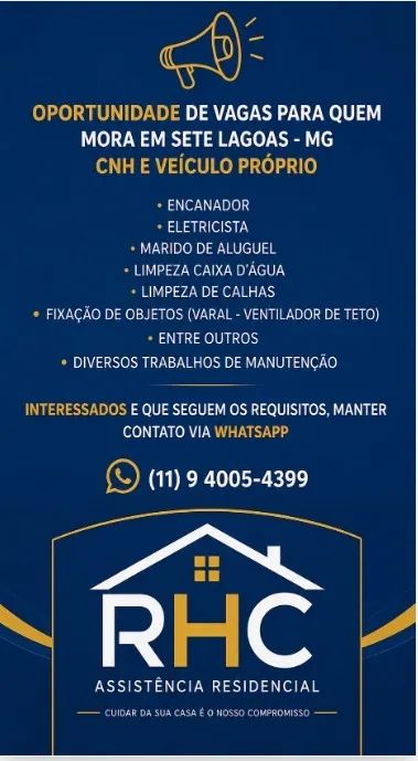 CONTRATA  MARIDO DE ALUGUEL 