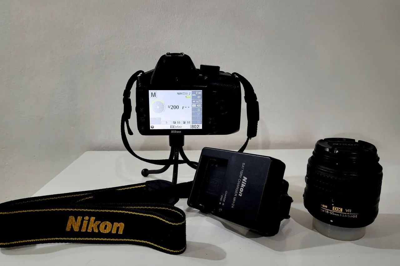 Câmera Nikon D3200  - Foto 4