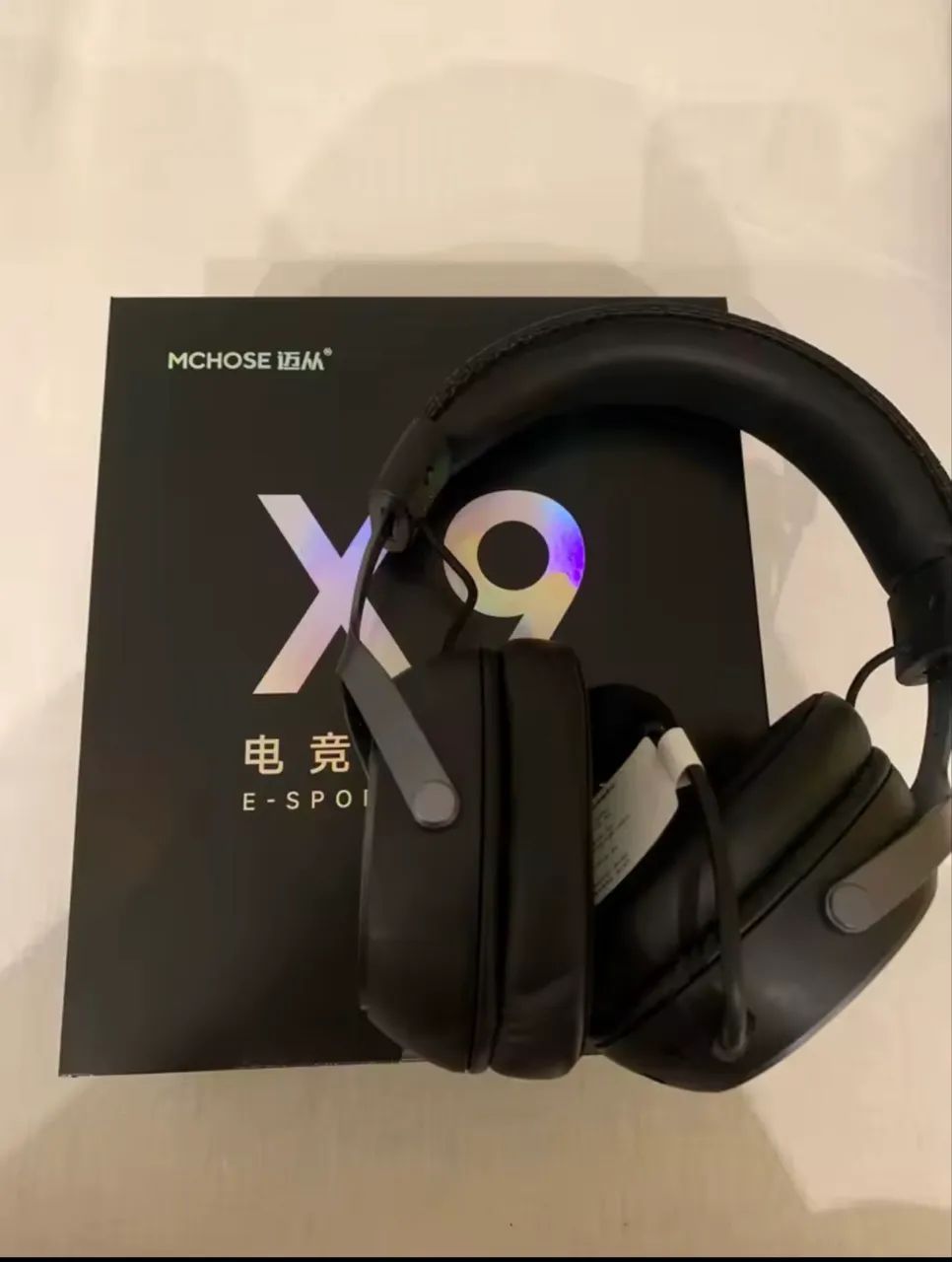 Headset Gamer Sem Fio MCHOSE X9 Tri-Mode 2.4G Bluetooth e USB - Foto 5