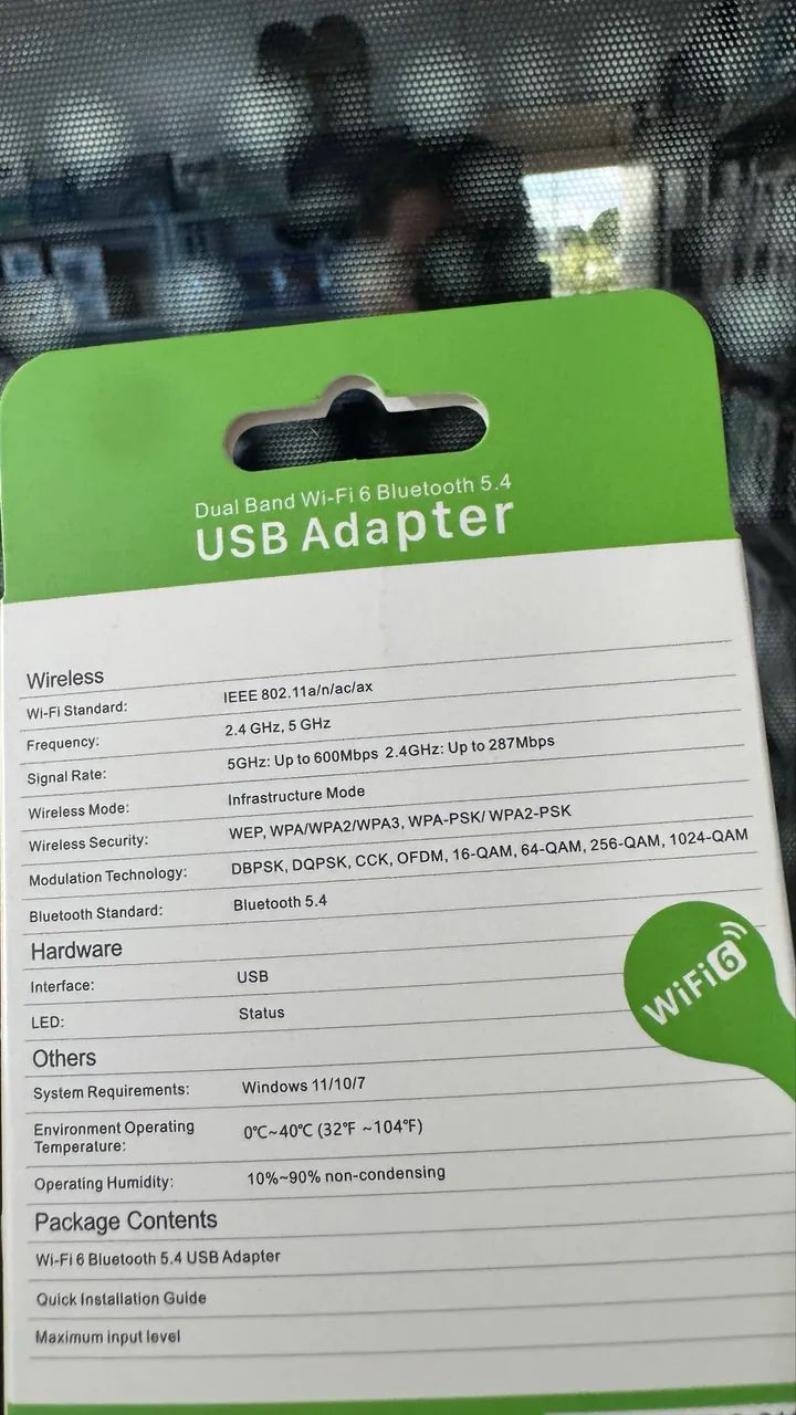 Receptor Wi-Fi dual Band e adaptador Bluetooth 5.4  - Foto 2