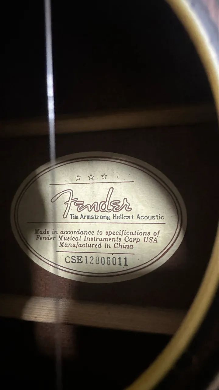 Violão Fender Tim Armstrong - HELLCAT - Foto 3