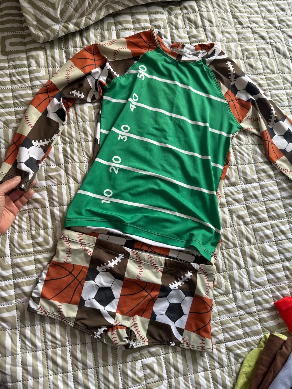 Roupa de paia panda menino 