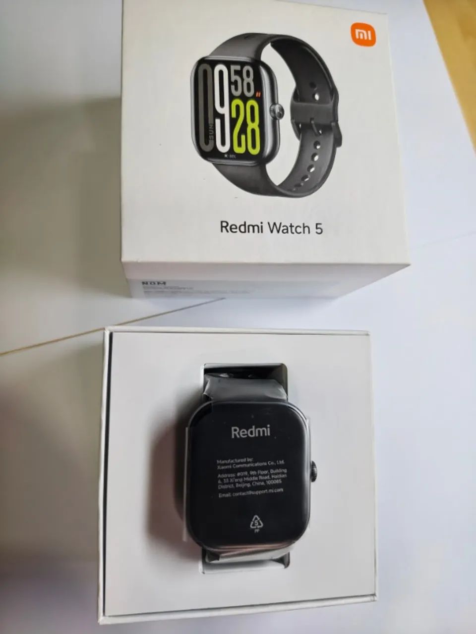 Smartwatch Xiaomi Redmi Watch 5 Com Gps Tela Amoled Preto - Foto 2
