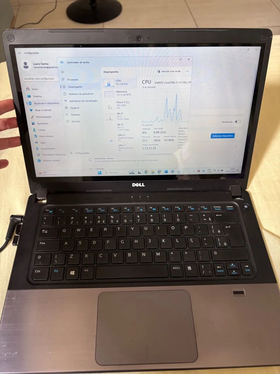 Dell vostro touch 5470 ssd core i5 - Foto 5