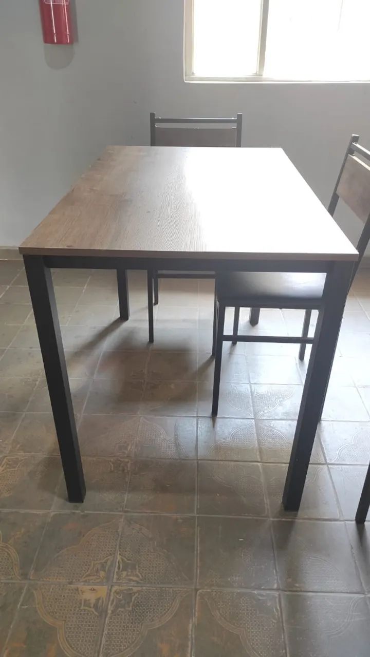 mesa com cadeiras (4) Fabone conceito preto  - Foto 2