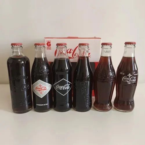 Coleção Coca Cola Retrô 6 garrafas - Foto 4
