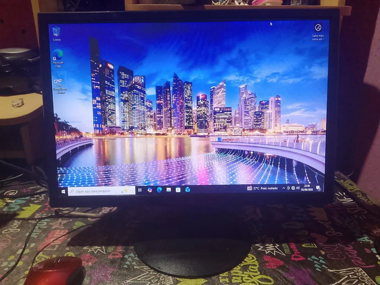 Monitor de 20 polegadas vga e hdmi