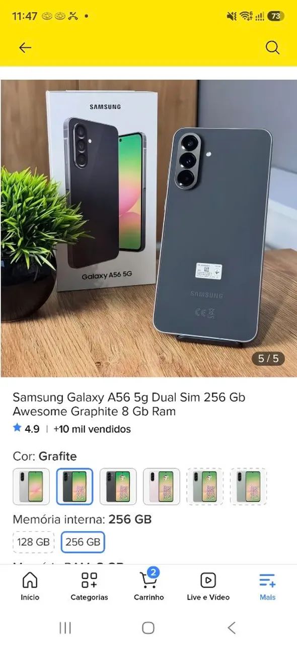 Celular A56 - Foto 2