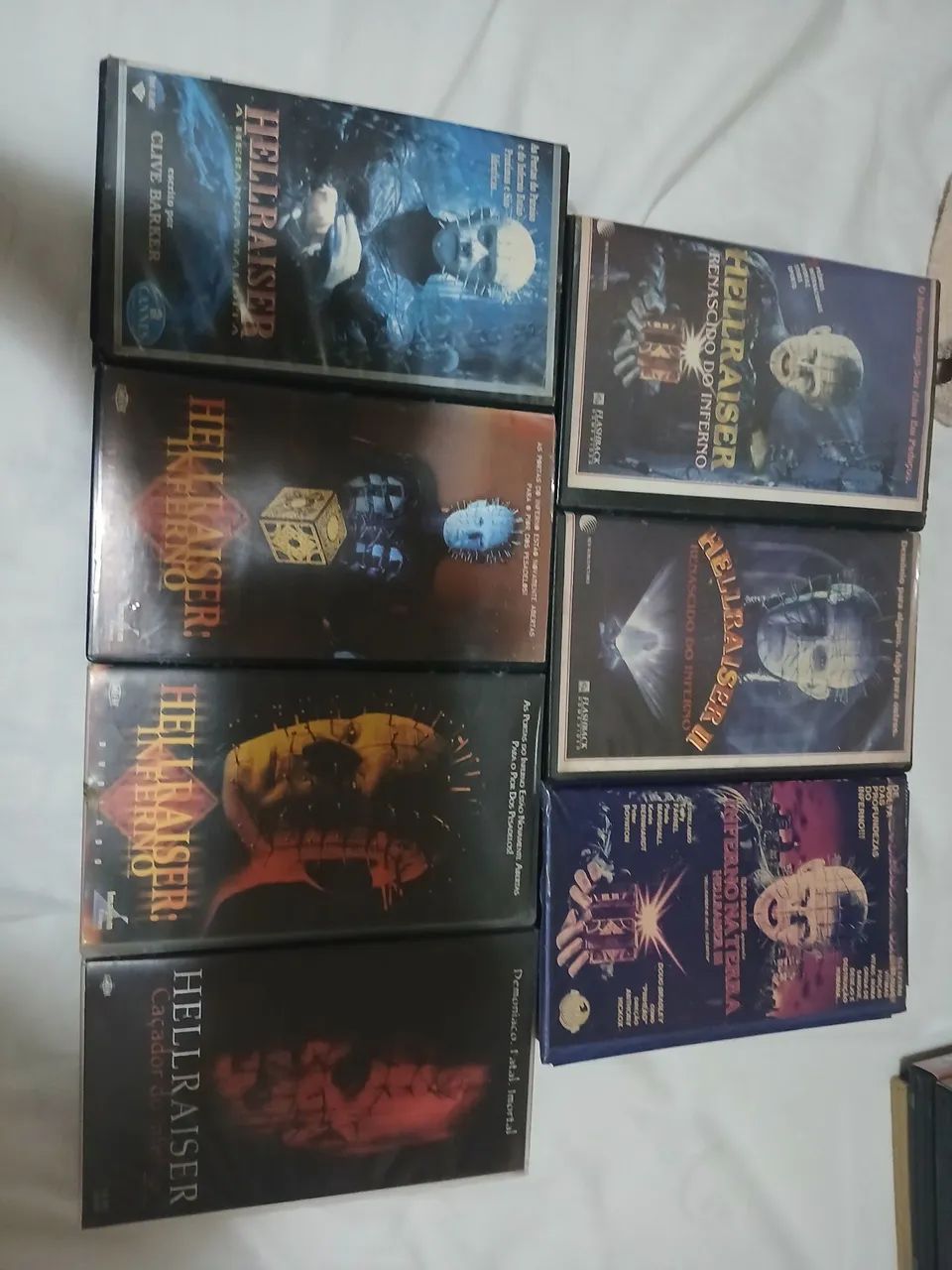Vhs colecao completa hellraiser renascido do inferno terror
