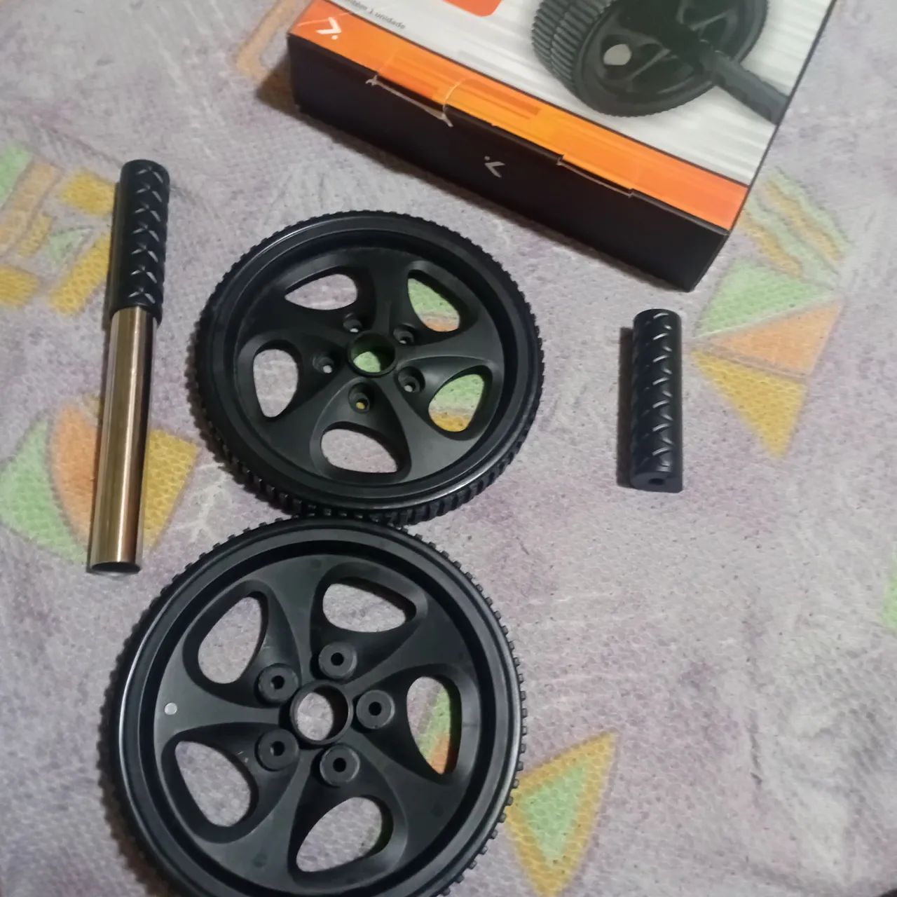 AB wheel roda para exercícios abdominais - Foto 3
