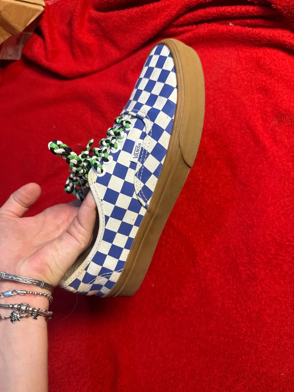 Tênis vans authentic blue white original  - Foto 3