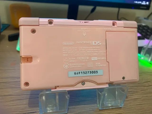 Carcaça e visor Nintendo Ds Lite Rosa - Original - Foto 3