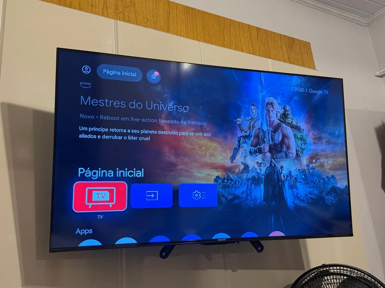 TV Smart 55 1850 Reais 