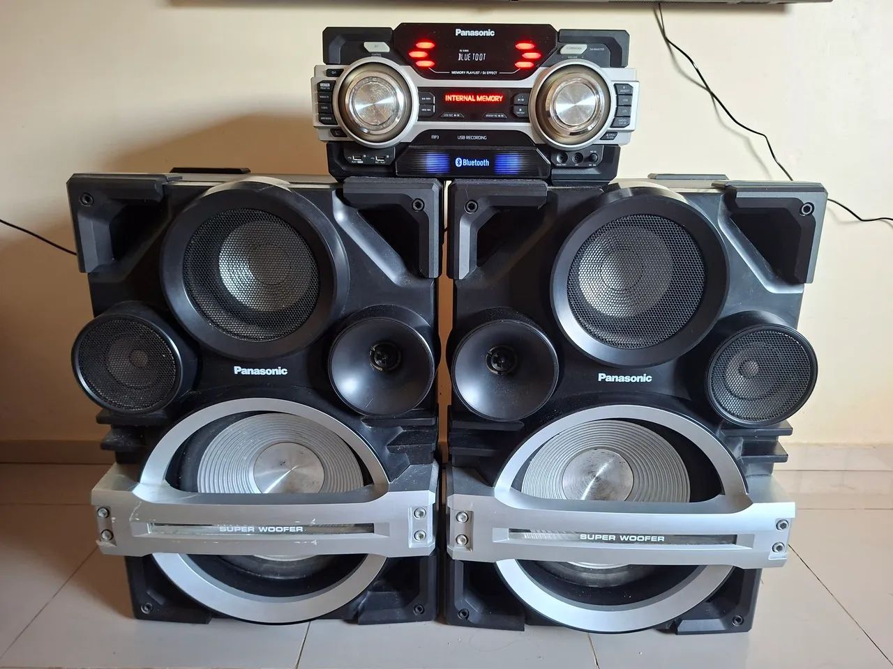 SOM PANASONIC MAX 750 - BLUETOOTH - COMPLETO