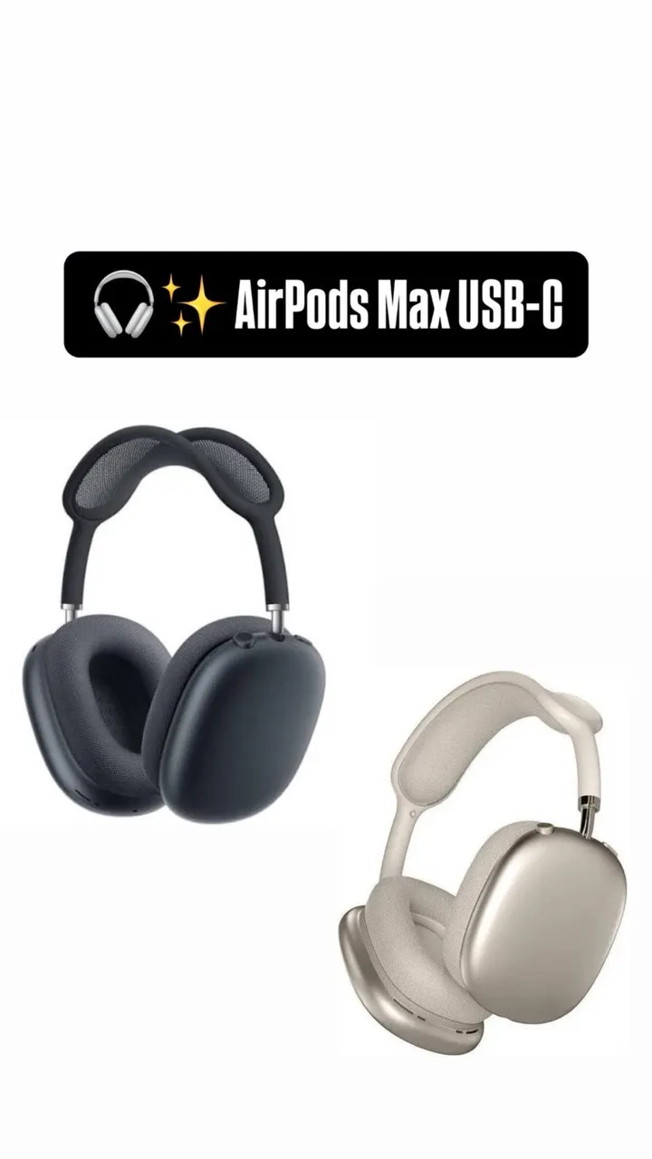 AIRPODS MAX USBC MIDNIGHT NOVO LACRADO - Fones de Ouvido