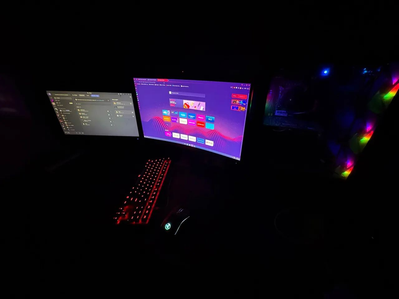 SETUP GAMER COMPLETO PC + 2 MONITORES + PERIFÉRICOS - Foto 5