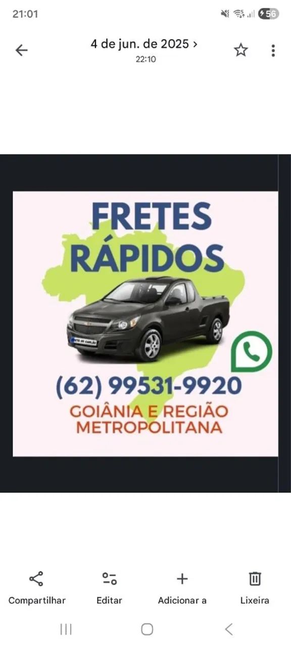 Frete Goiânia e região 