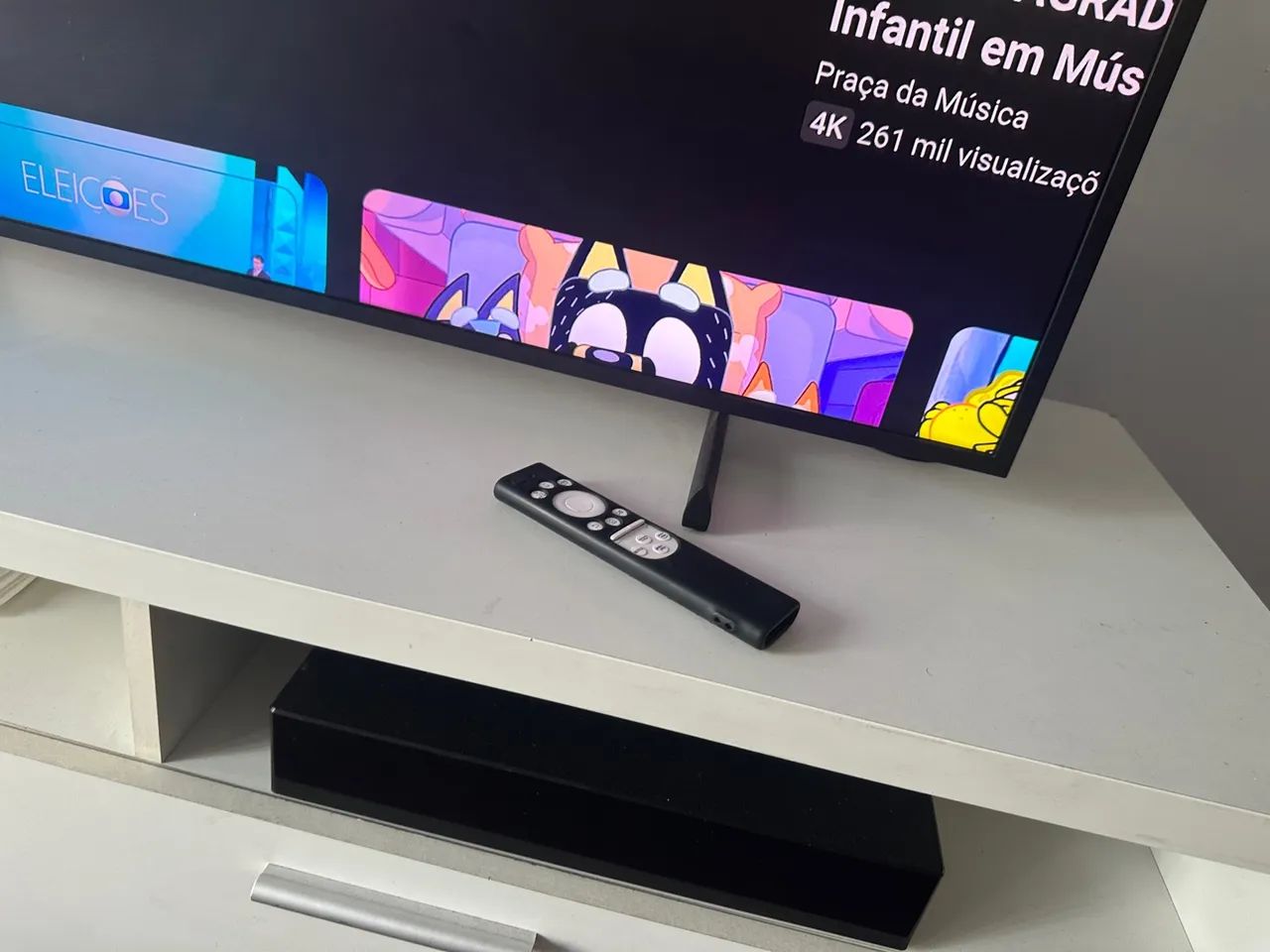 TV Samsung Frame 55 polegadas top de linha 4k vira quadro - Foto 5
