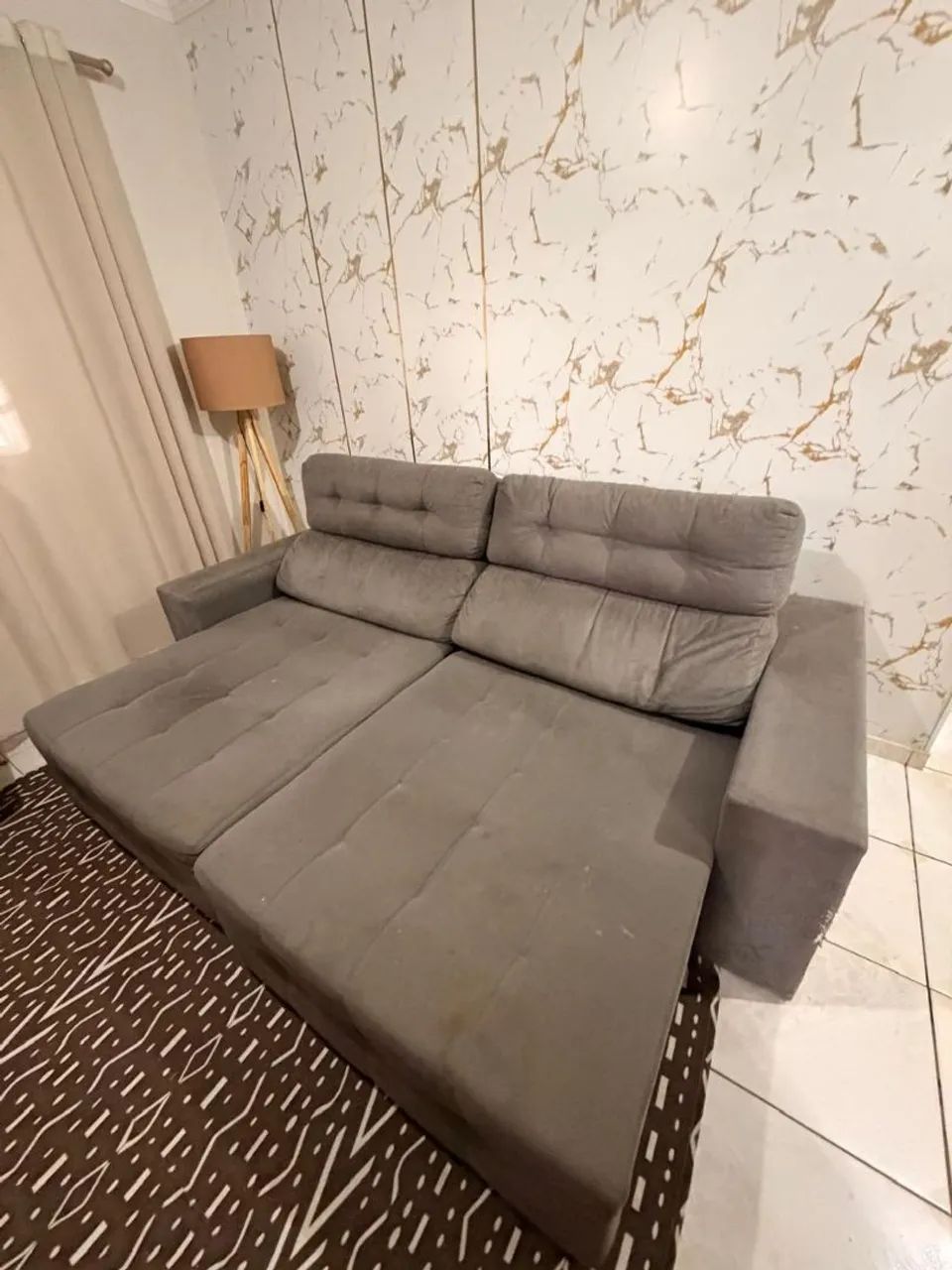 Sofá retrátil 4 pessoas - Foto 5