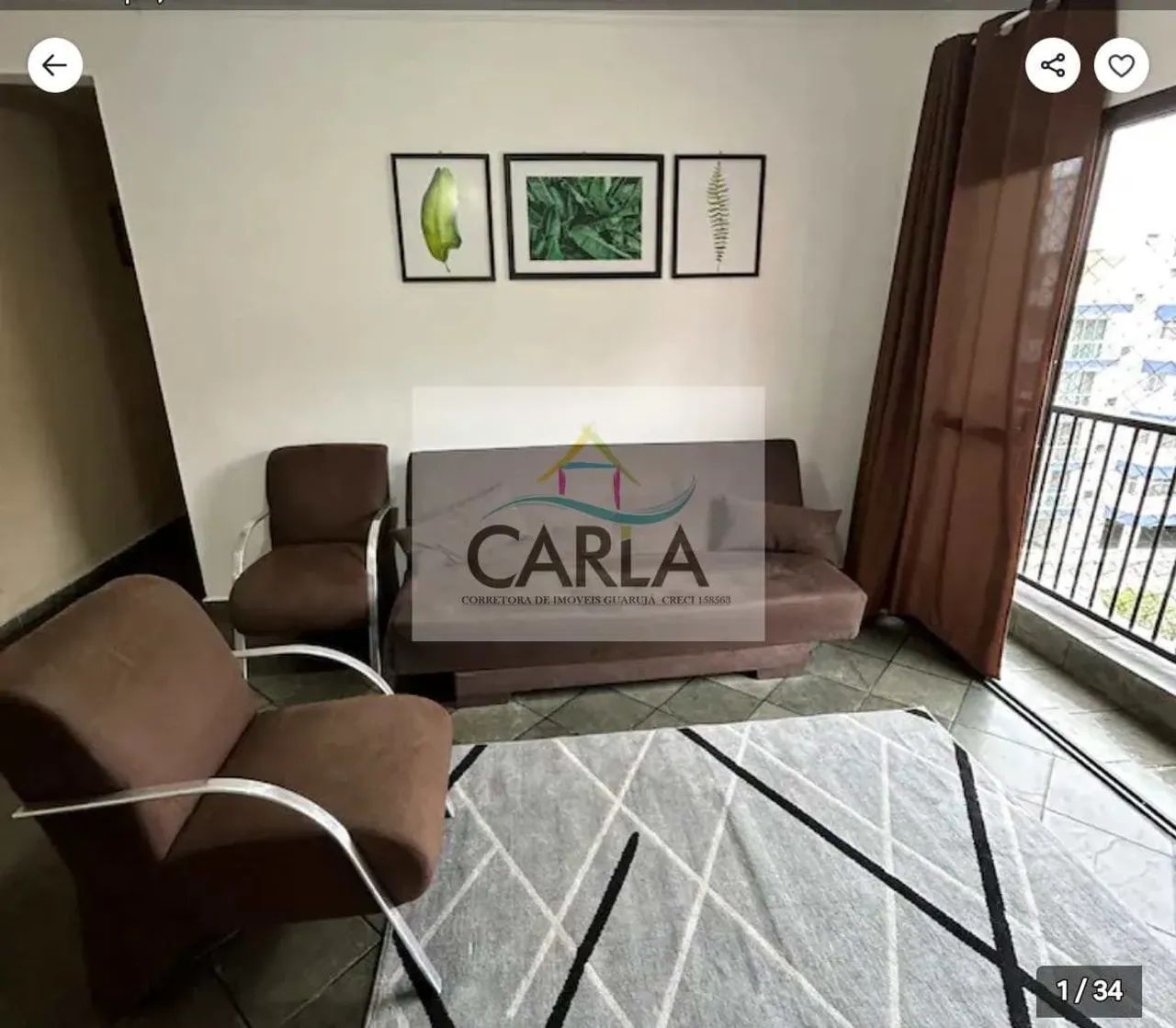 Apartamento com 2 quartos, Vila Júlia, Guarujá, Cod: 1221 - Foto 3