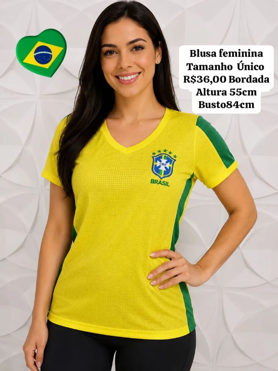 Blusa feminina do Brasil