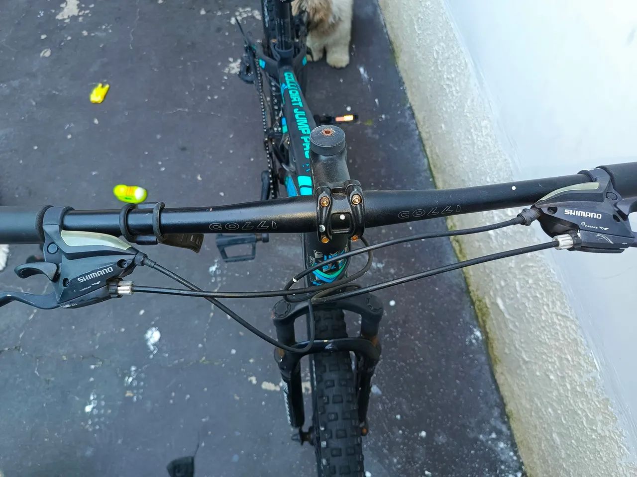 Bicicleta semi nova aro26 com freio a disco  - Foto 4