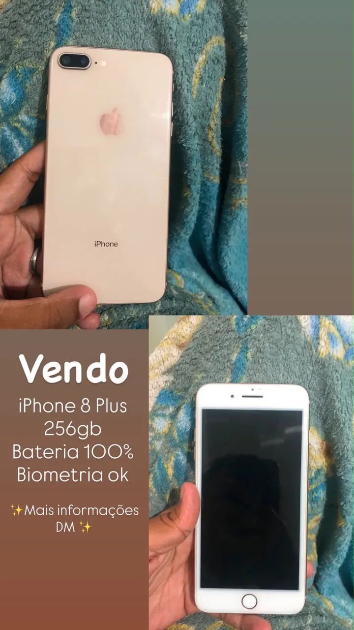 8 Plus 256 GB Gold rose 