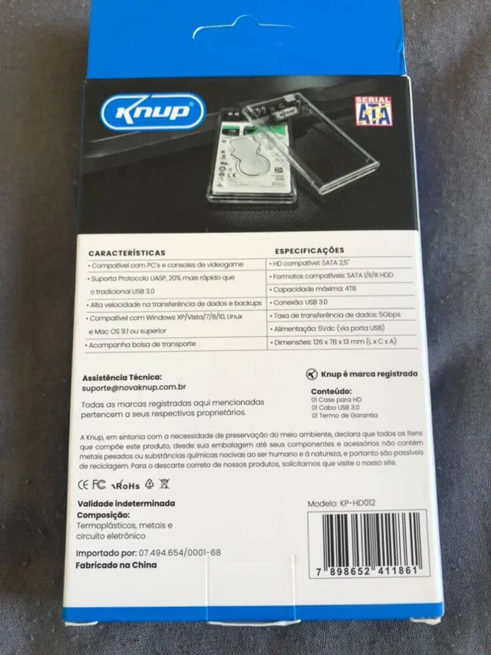 HD externo 1 TB + case nova  - Foto 2