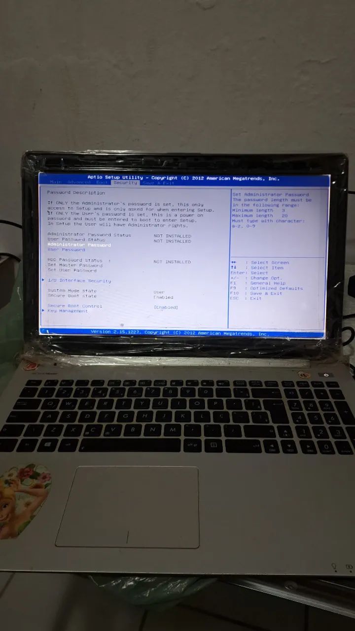 Carcaça de notebook Asus "s500ca bra j1118h"