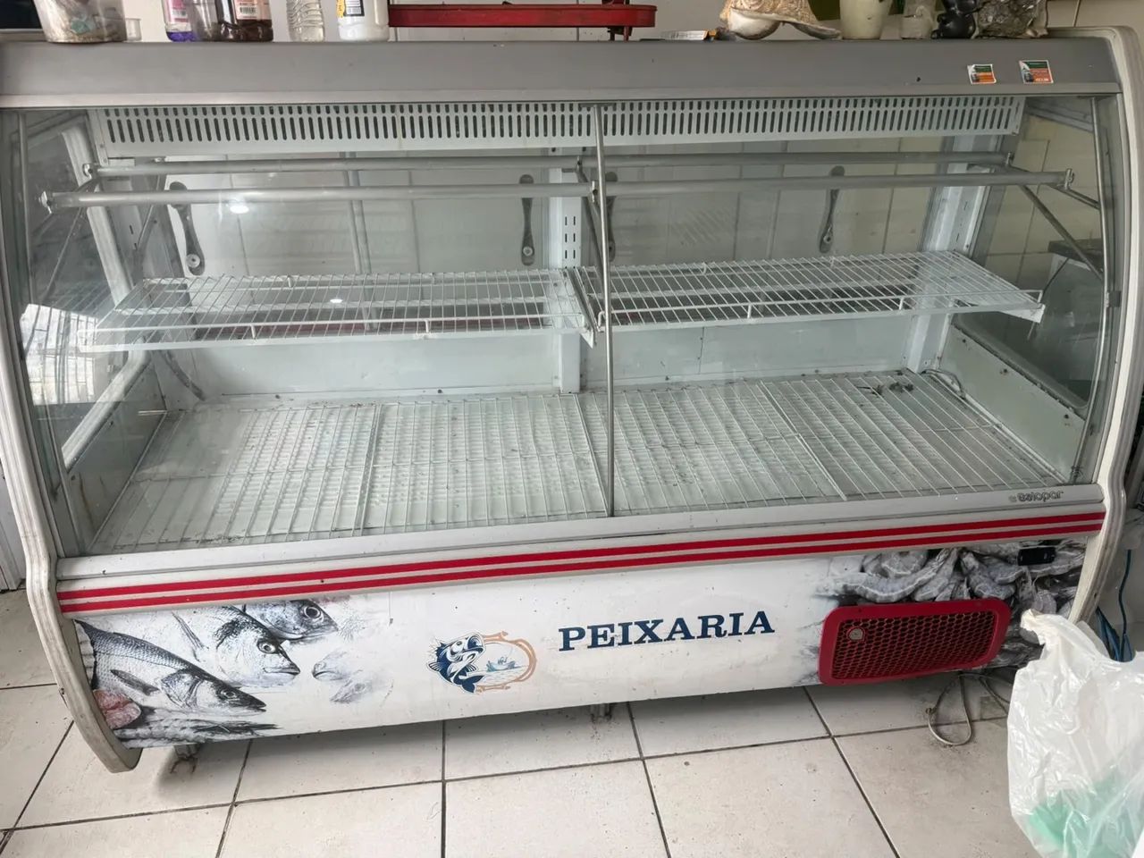 balcão expositor refrigerado para peixaria
