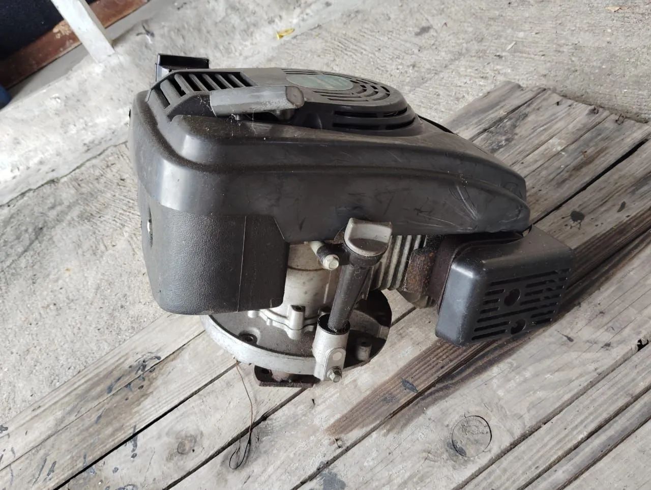 Motor estacionário 6.5 HP 4 tempos moedor de cano cortador de grama - Foto 4