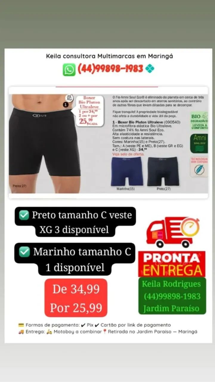 Dia dos pais cueca box DEMILLUS 