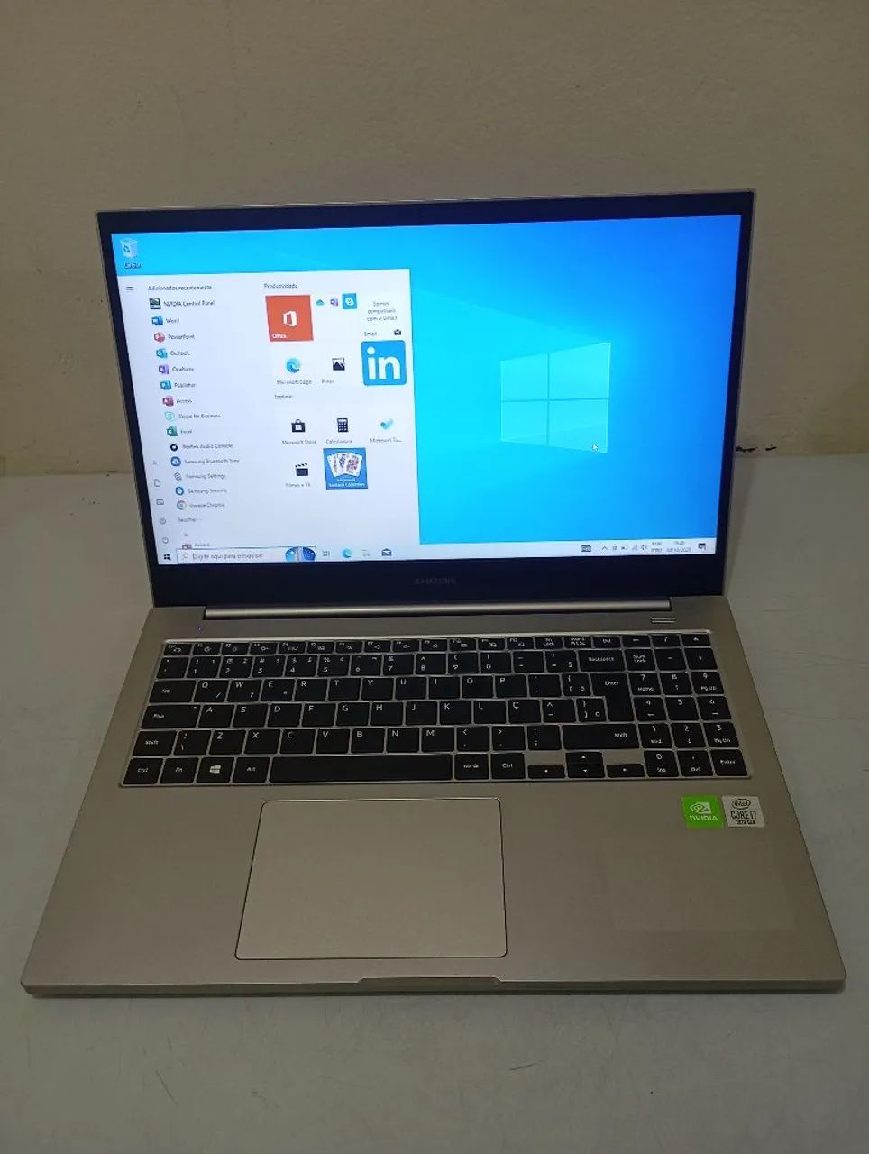 NOTEBOOK SAMSUNG I7 10°GERAÇÃO