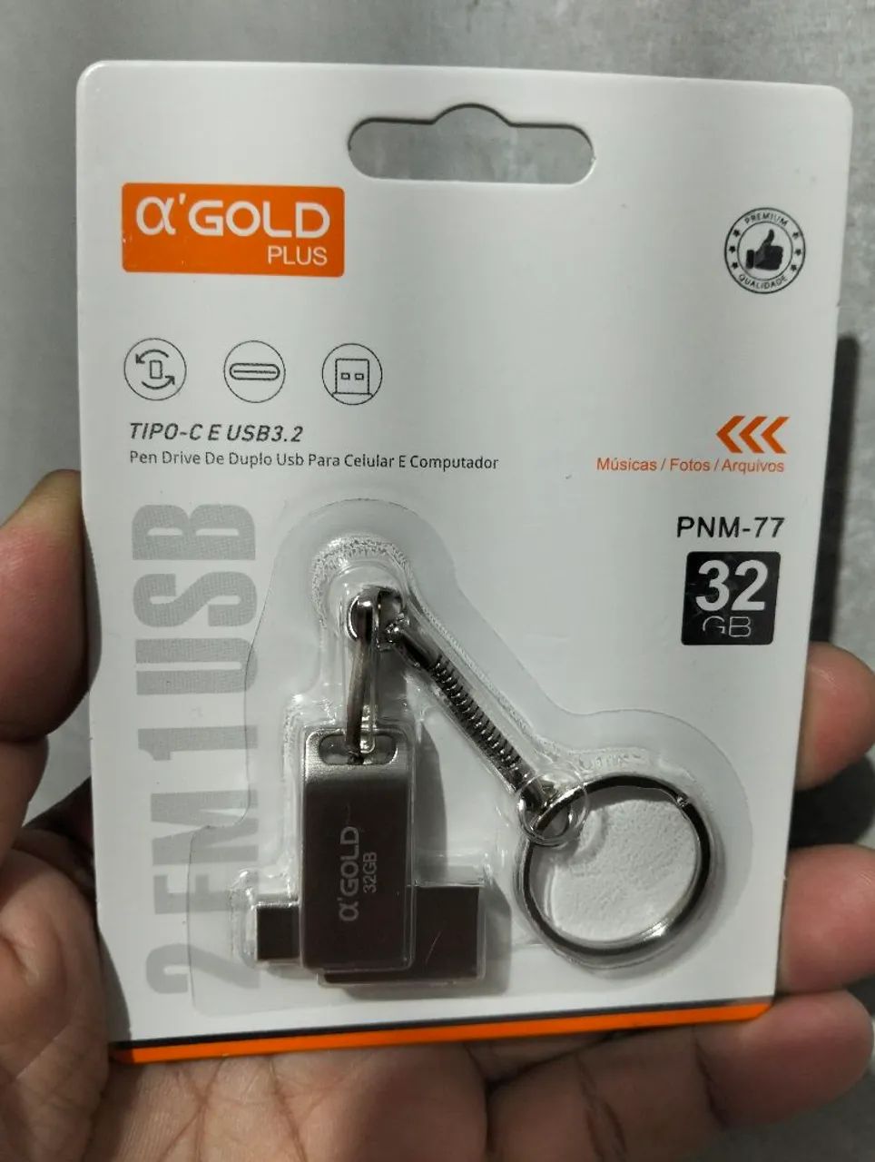 Pendrive para Celular e USB 2 em 1  - Foto 3
