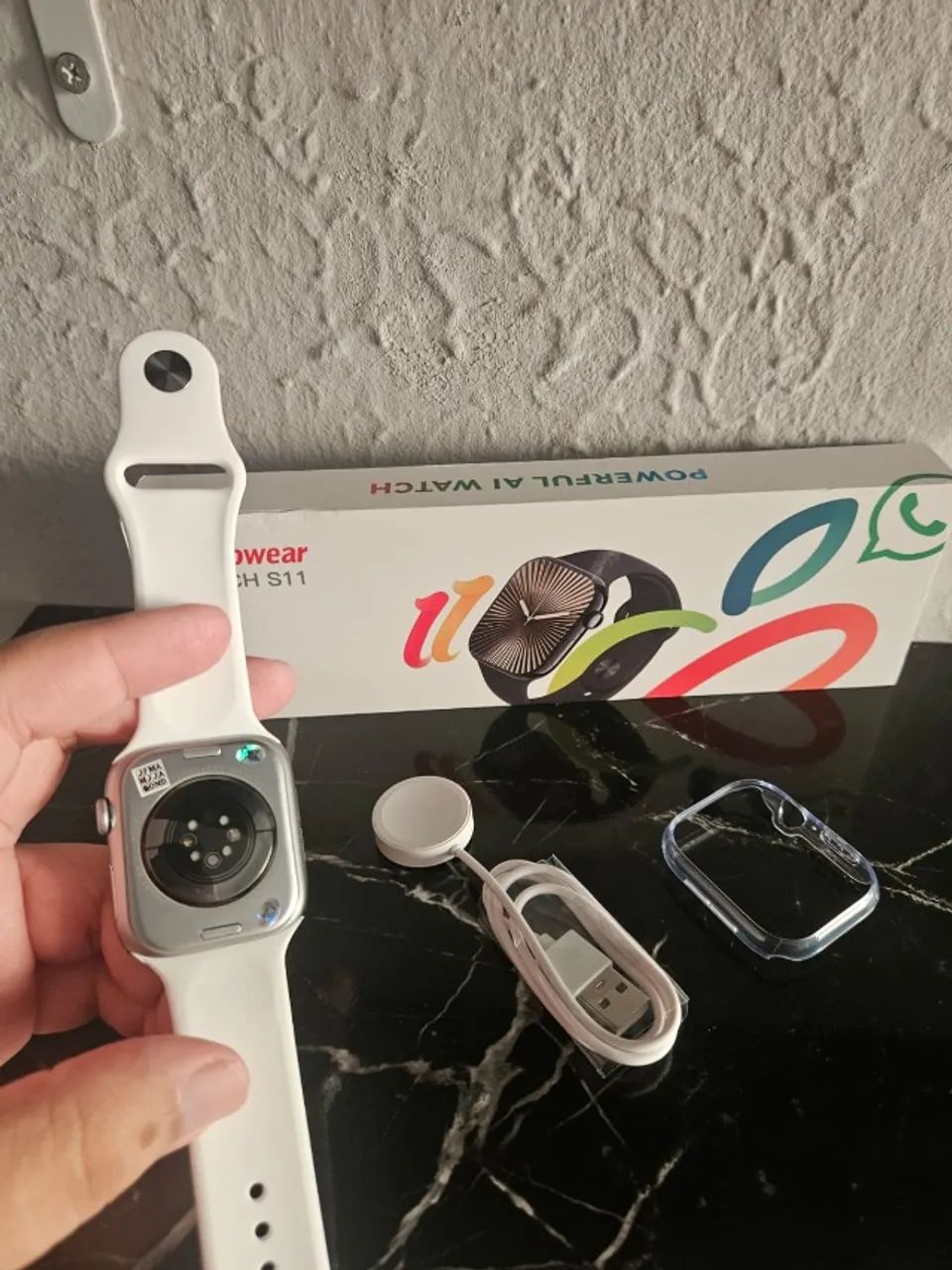 Smartwatch Clássico com Visual Idêntico ao da Maçã - Foto 3