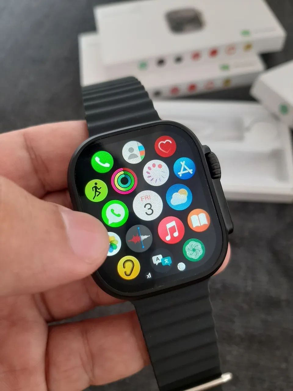 Relógio Smartwatch novo completo