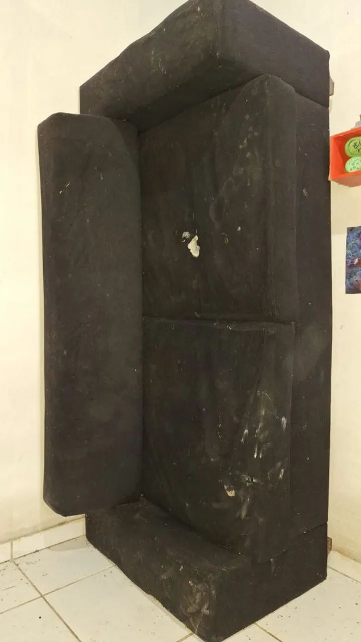 Sofa cama de solteiro,cor preto - Foto 2