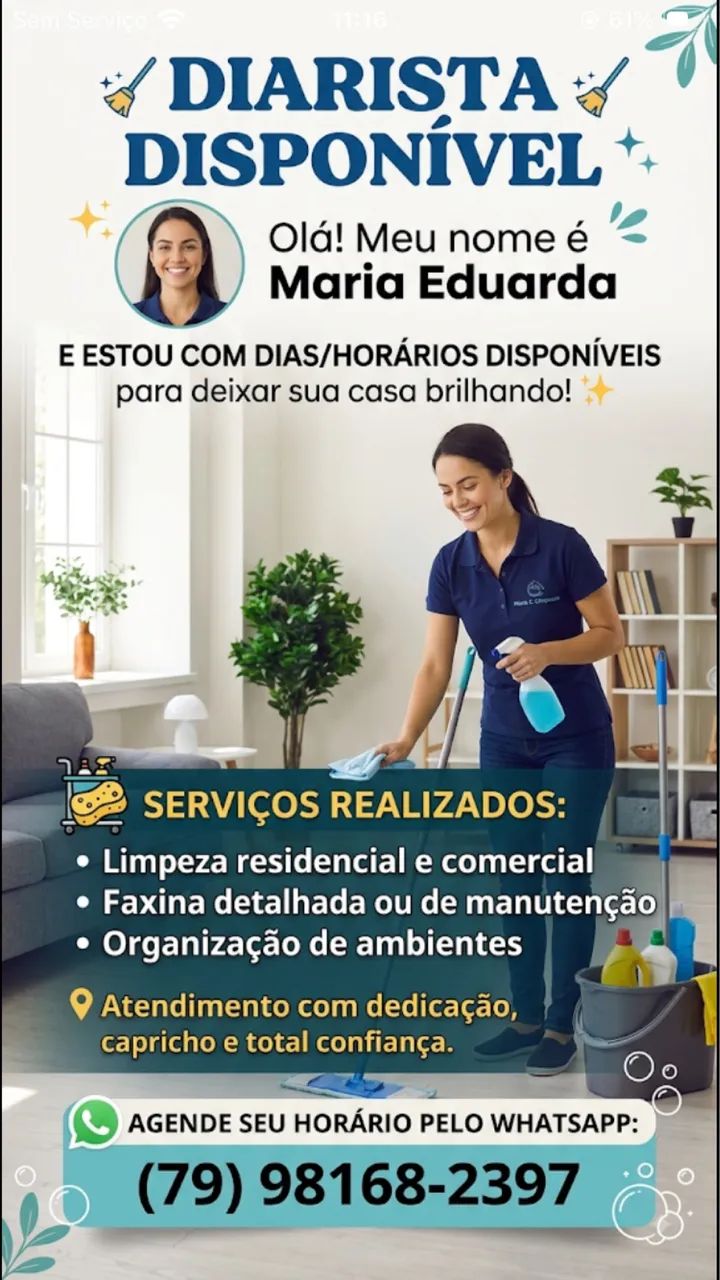 Diarista disponível  - Foto 2