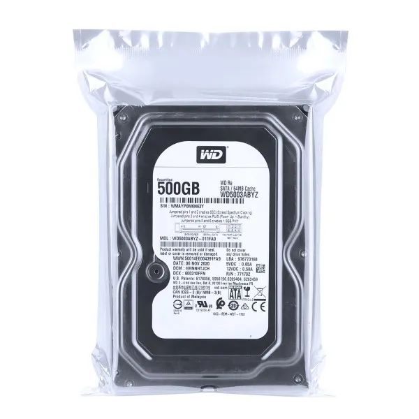 Hd 500gb 3,5" 7200rpm Wd Blue - 32mb Cache Sata 6.0gb/s - Wd5000azlx *ENTREGA GRÁTIS*