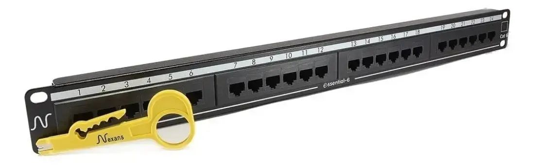 Patch Panel 24 Portas Cat.5e Nexans - Foto 2