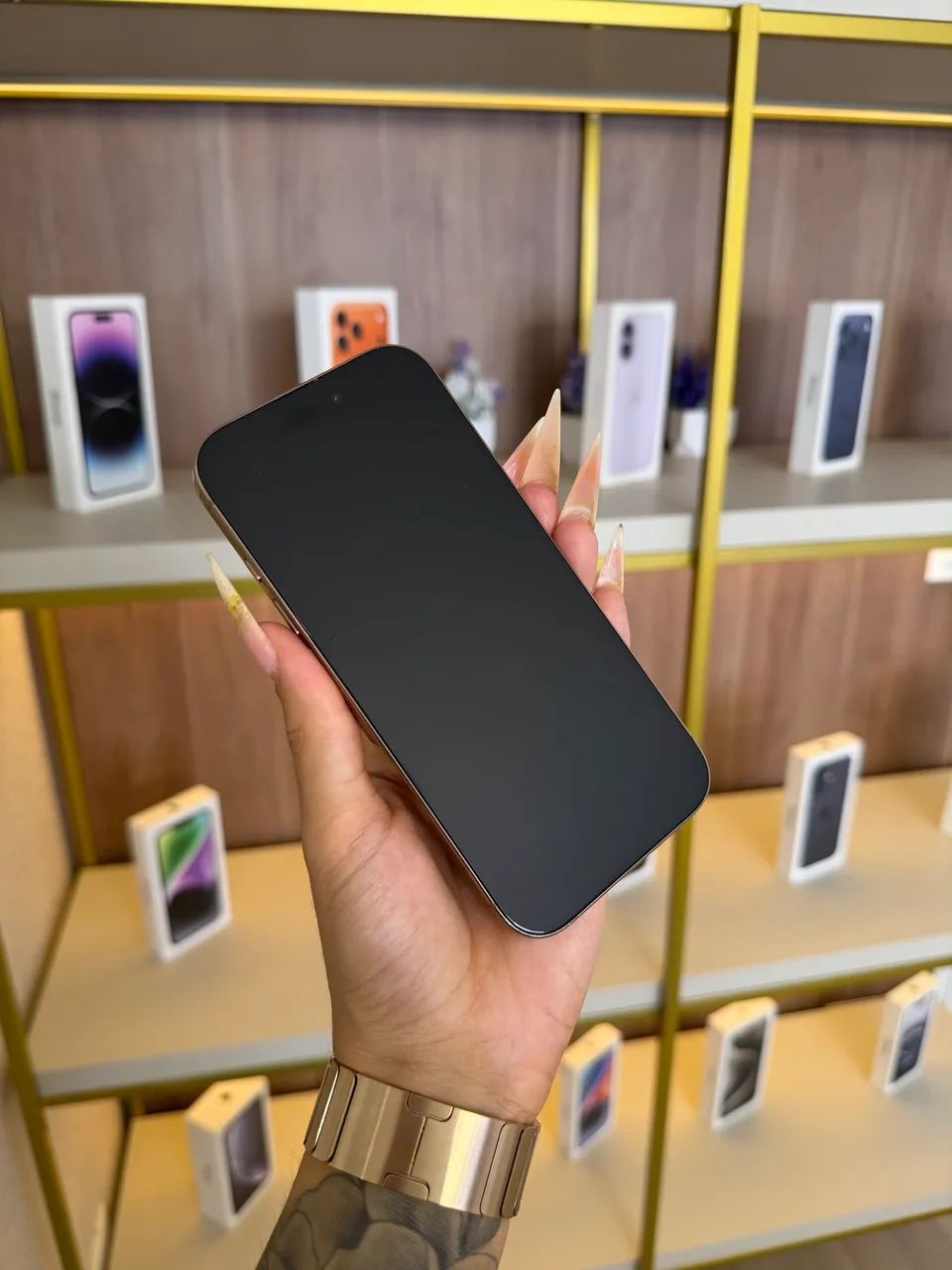iPhone 16 Pro 1TB Titânio Desert IMPECÁVEL  - Foto 4
