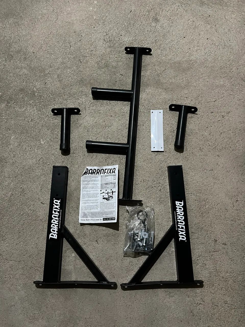 Barra fixa para musculação 