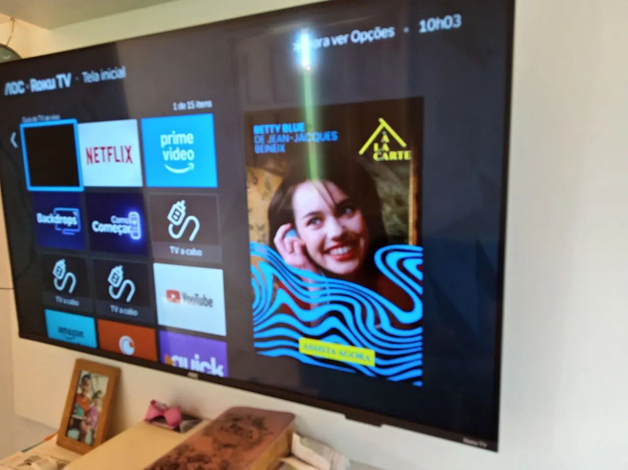 Vends Se essa tv smart aoc 43 polegadas - Foto 5