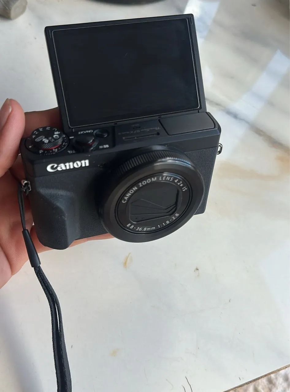 Câmera canon powershot g7 x mark iii preta  - Foto 6