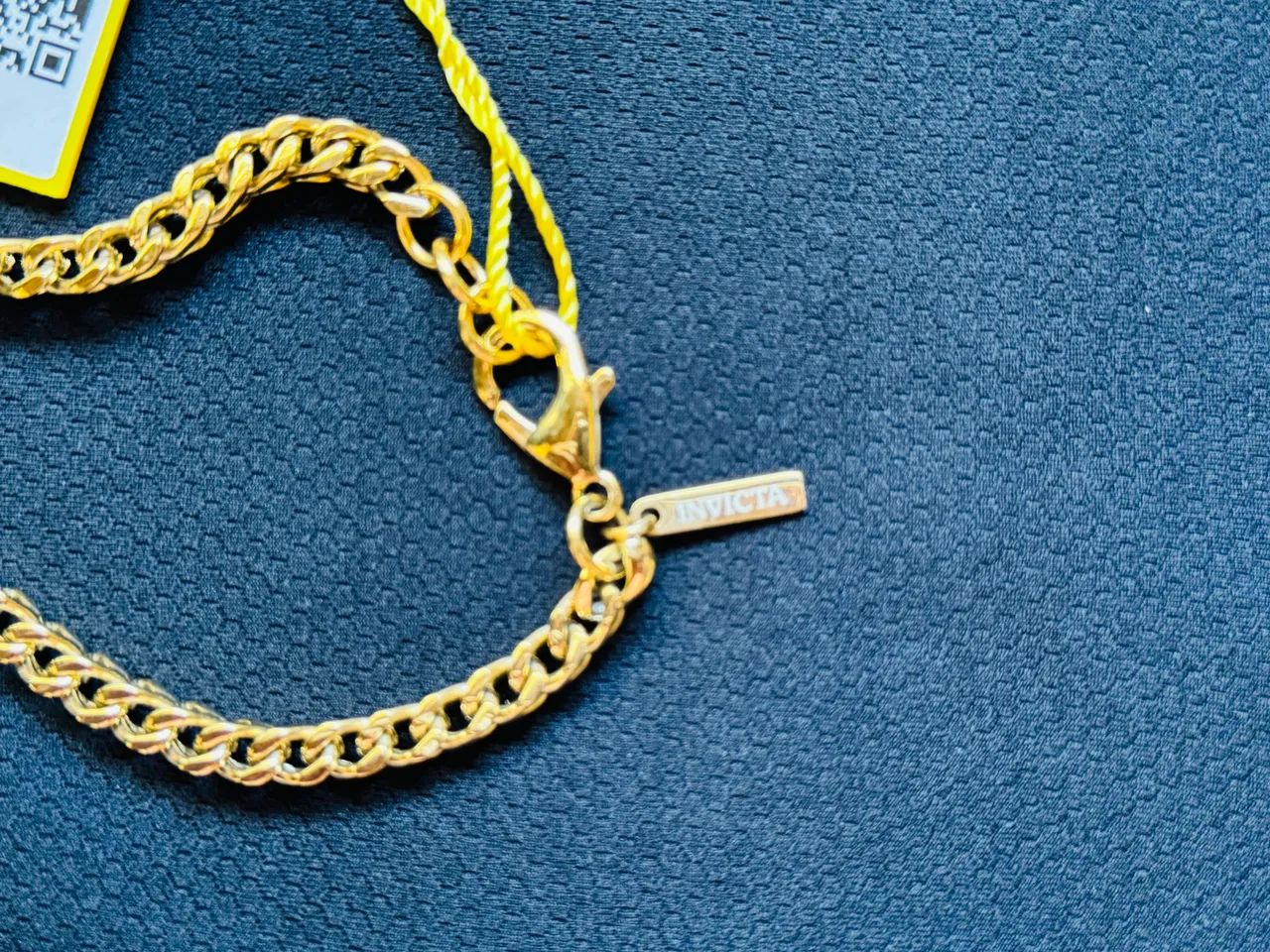 Pulseira INVICTA FOLHEADA A OURO 18K 100% ORIGINAL  - Foto 2