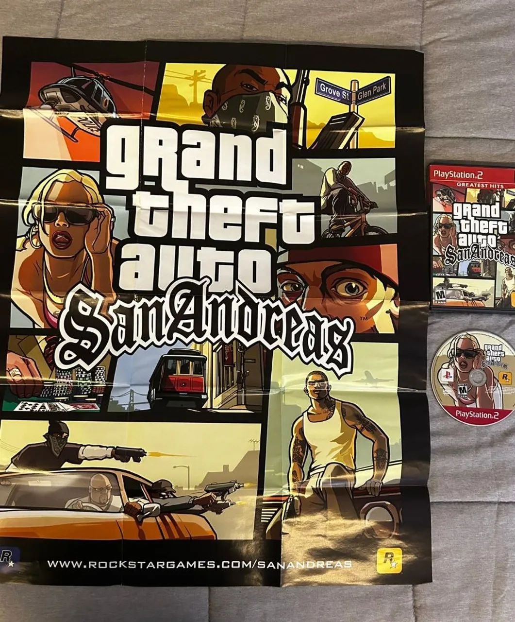 GTA: San Andreas c/ Mapa Original - PS2 - Foto 3