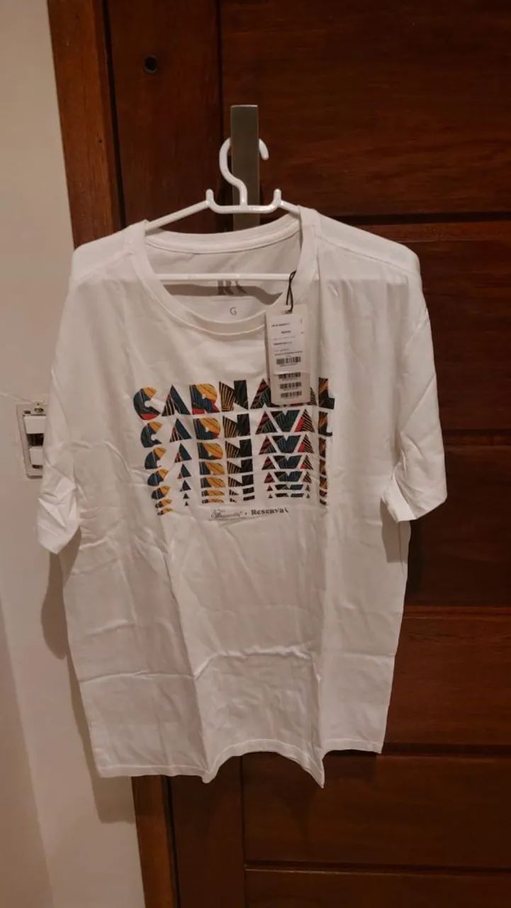 Camiseta Reserva tamanho G Nova