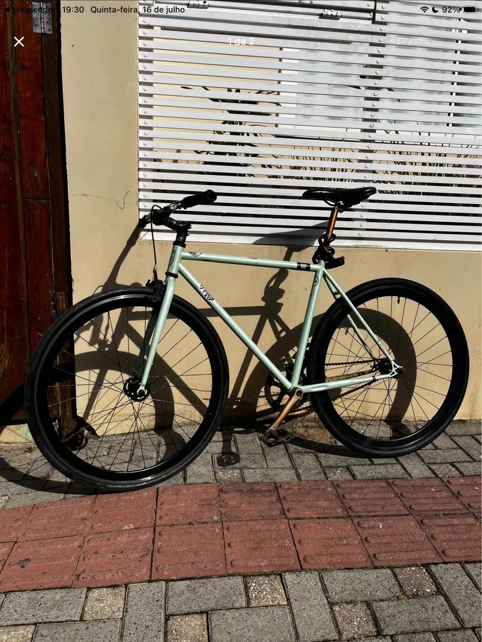 Bicicleta fixa aro 26 - Foto 2