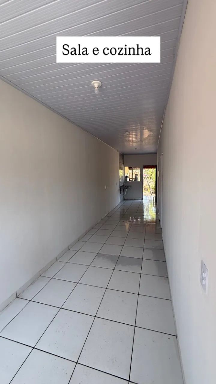 Casa em Jangada MT - 2 quartos, sala e cozinha integrados, 1 banheiro e lavanderia coberta - Foto 2
